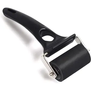 Rubber Roller Brayer for Crafting - Ink Roller Tool for Printmaking, Glue, Block, Wallpaper, Vinyl, Stamping, 2 Inches