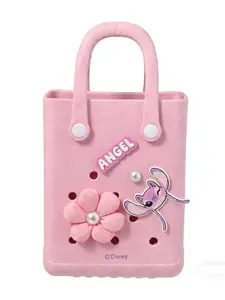 Disney Stitch Beach Bag Silicone Tote Bag for Girls, Lightweight Tote Bag, Stylish and Functional Summer Handbag, Perfect for Beach and Daily Use