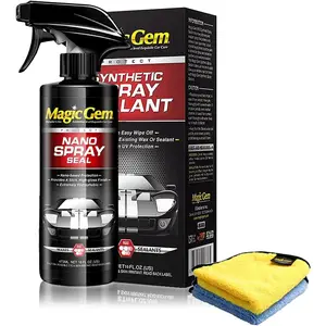 Magic   Coating Spray 16FL.OZ, Ceramic  Quick Effect Coating Agent, Waterless Nano Polish Safe for Plastic Trim, Long-Lasting Shine
