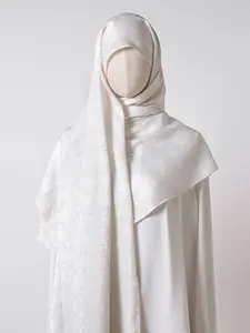 Women's Butterfly Print Khimar, Casual Versatile Scarf for Women & Girls, Fashionable Soft Comfortable Scarf for Daily Wear