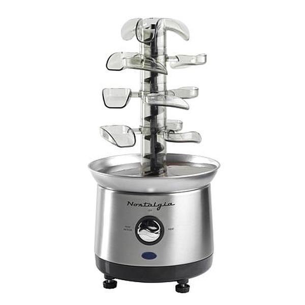 Nostalgia 2lb Stainless Steel Cascading Fondue Fountain