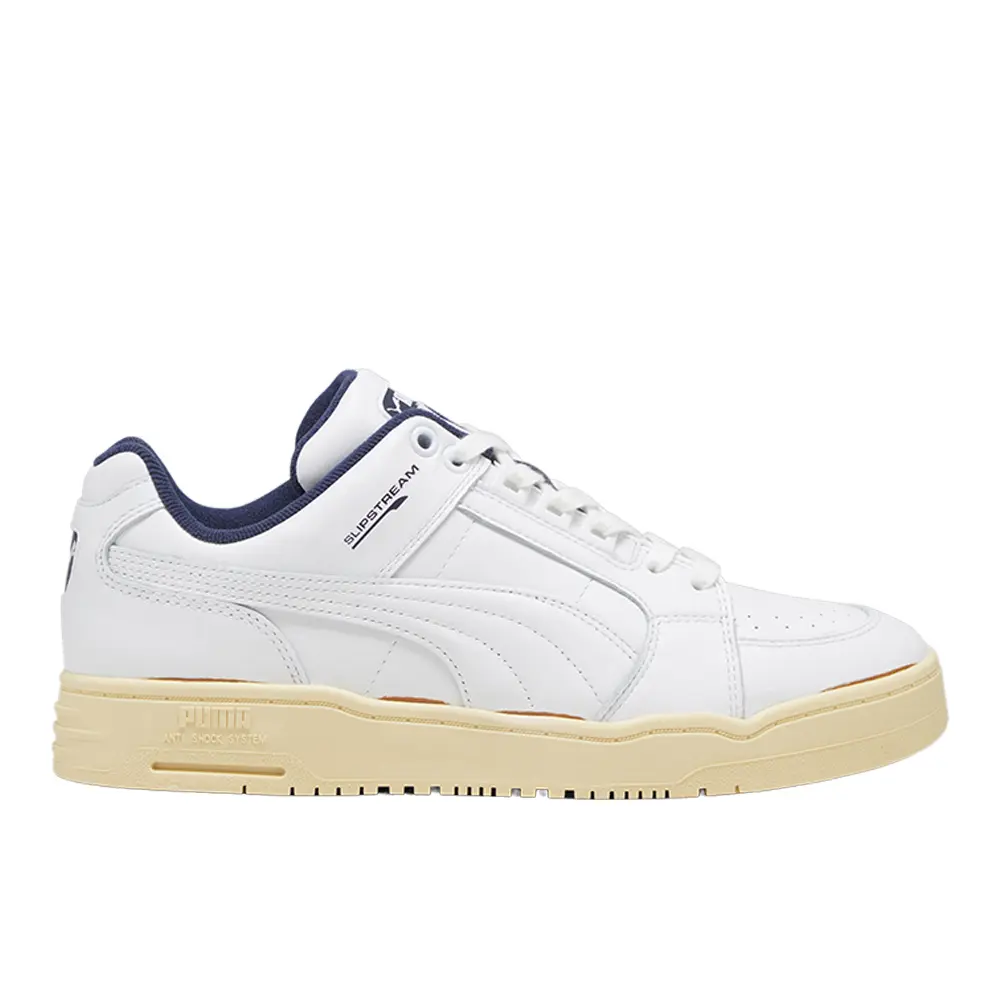 PUMA Mens Slipstream Lo The Neverworn Ii Lace Up Sneakers Shoes Casual - White