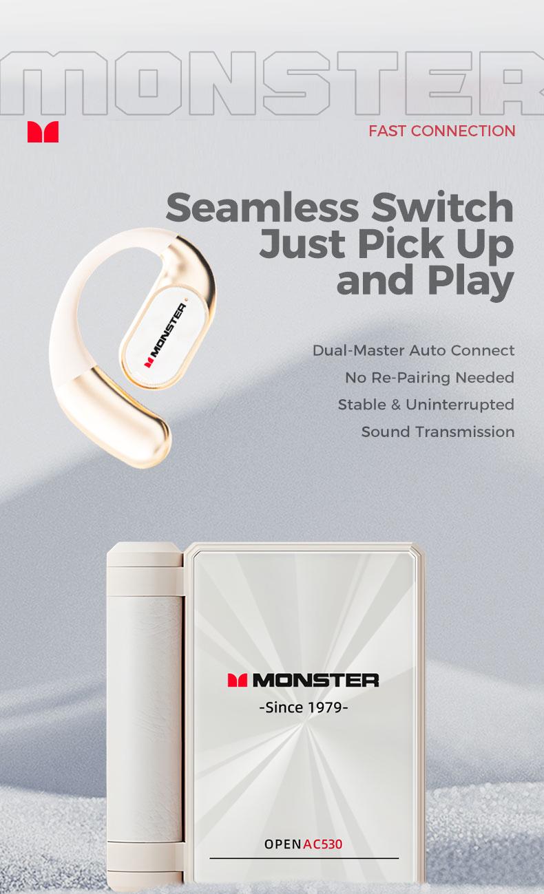 Monster Ear Buds - Headphones Bluetooth with Dual-Fold Design, Noise Isolation - 145H Playtime Wireless Earbuds Bluetooth 6.0, IPX5 Waterproof & Sweatproof Wireless Headphones, Headset Ideal Traveling Gadgets & Electronic Gifts for Men and Women Monster Ear Buds - Headphones Bluetooth with Dual-Fold Design, Noise Isolation - 145H Playtime Wireless Earbuds Bluetooth 6.0, IPX5 Waterproof & Sweatproof Wireless Headphones, Headset Ideal Traveling Gadgets & Electronic Gifts for Men and Women