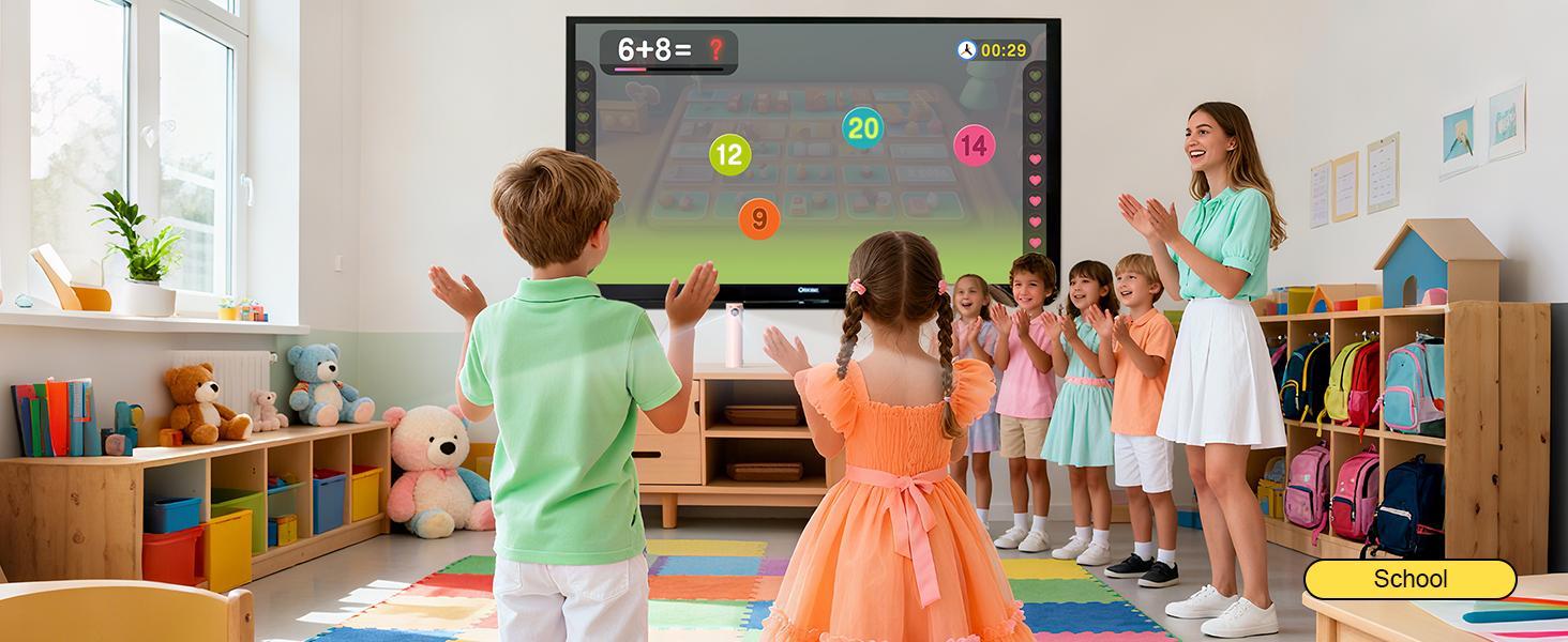 AR Motion Gaming Console: 28 Interactive Games Motion Sensor 2-Player Wireless Controllers & TV Hookup – Ultimate Family Entertainment System for Kids & Adults