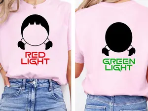 Squid Game T-Shirt, Red Light Green Light Tee, Player 456 Costume Netflix Show Merch, Korean Drama Fan Top, Squid Games 2 Sweatshirt, Hoodie, Comfort Colors