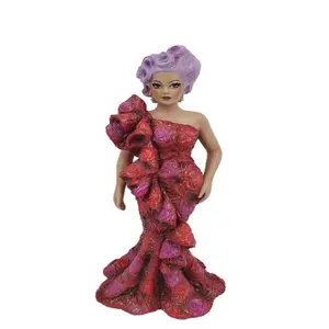 December Diamonds What a Drag Lavendar Rose Drag Queen Ornament 5555258