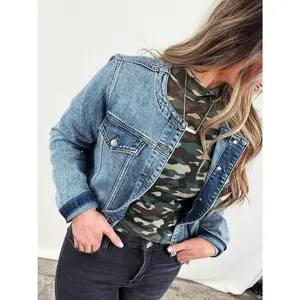 Just USA | Blake Collarless Denim Jacket