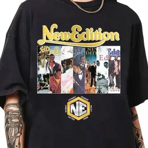 New Edition Album Shirt, Retro New Edition Graphic Tee, New Edition Tour 2026 Merch Tee, The New Edition Band Tour Shirt, Gift For Fans, Shirt For Music Lovers 2
