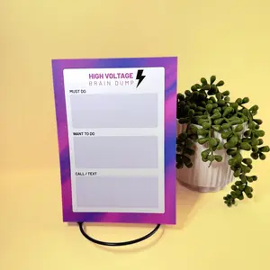 High Voltage Brain Dump Notepad – 5x7