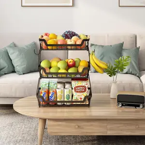 Star 3 Tier Fruiit and vegetables basket