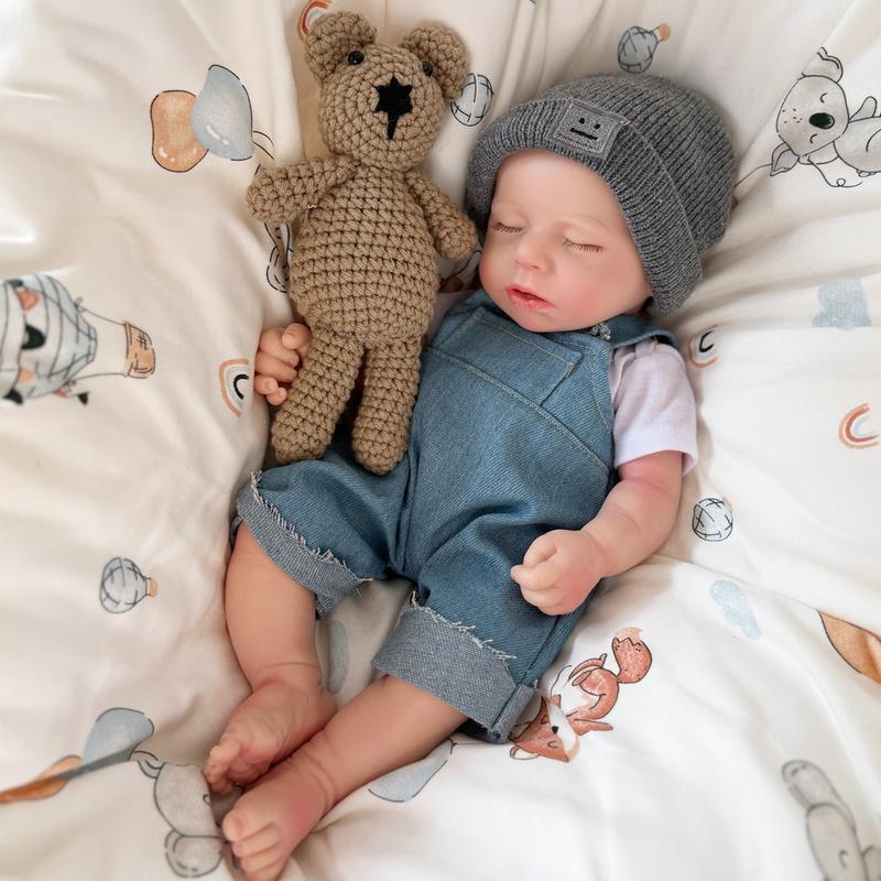 [Drink Wet System] Mayfair Reborn Doll 16Inch Full Body Silicone Baby Doll Silicone Dolls Floppy Silicone Reborn Squishy Baby Doll With Accessories
