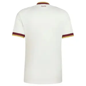 Spain National Team 2026 Away Football Jersey Full Logo – White La Roja Soccer Shirt Red Gold Trim World Cup 2026 Fan Version Lightweight Breathable Unisex