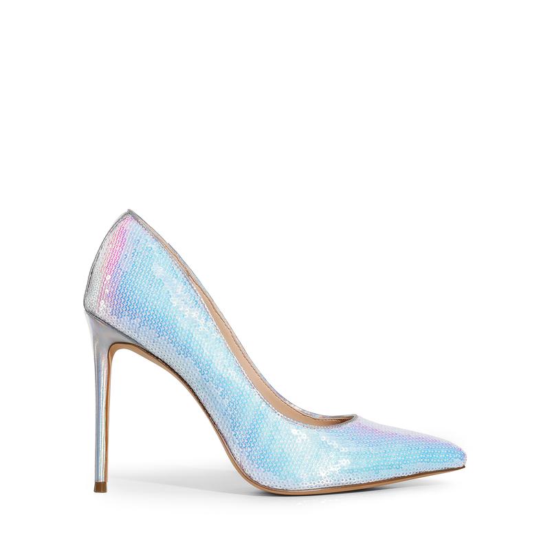 Dream Pairs Women's Sparkly Stiletto Sequin Pumps - Elegant Pointed Toe Heels