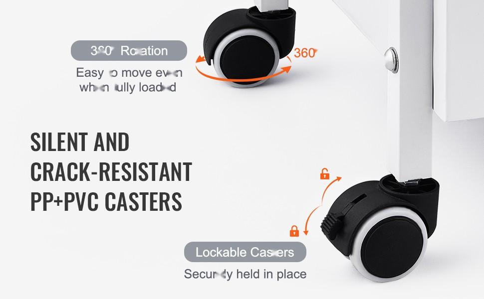 Lab Cart 2-Tier Stainless Steel Utility Cart, Medical Cart With 2 Drawers, Rolling Laboratory Cart In White Finish, Servicing And Transport Cart With Smooth Swivel Casters For Laboratory, Hospital, Dental Clinic, Salon And Beauty Lab Cart 2-Tier Stainless Steel Utility Cart, Medical Cart With 2 Drawers, Rolling Laboratory Cart In White Finish, Servicing And Transport Cart With Smooth Swivel Casters For Laboratory, Hospital, Dental Clinic, Salon And Beauty