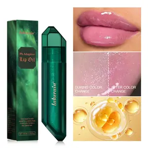 Ph Color Changing Lip Oil, Mirror Shine Non-Sticky Warm Moisturizing Smooth Lip Oil, Hydrating and Glossy Lip Care