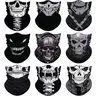 Venswell Neck Gaiter Face Mask Men Women,Seamless Bandana Rave Face Cover Scarf Mask,Balaclava,Headband, Head Wrap,Head，Gothic style, skulls, demons—must-haves for Halloweenwear 9pcs