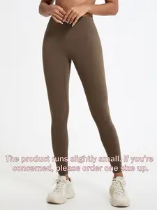 Women's Solid Color workout Leggings, Breathable & Comfortable Yoga Pants For Gym & Workout, Sports Stretchy Leggings