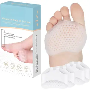 12 Pack Ball of Foot Cushions for Women & Men Gel Soft Foot Pad to Relieve Pain