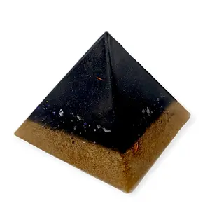 EMF Shielding/ Pyramid Small with shungite by @SolyOrgon Decor Ornaments