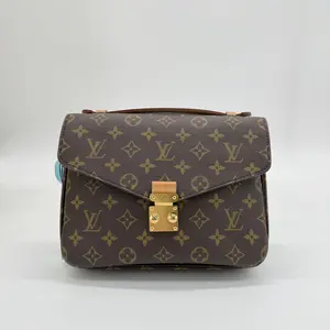 Pre-owned Louis Vuitton Monogram Messenger Bags LV Pochette Metis Crossbody bag with MicroChip
