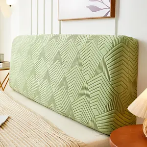 Soft Embroidered Bed Head Cover, Stretchable Washable Bed Head Protector, Essential Bedroom Decoration, 1 Piece