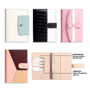 SET Binder Notebook with Cute Bow - Modern Style, Non-Customized, Durable Construction, Perfect for Office, Home, or School Use