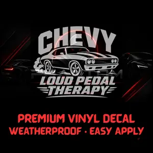 #171 Chevy Loud Pedal Therapy Decal