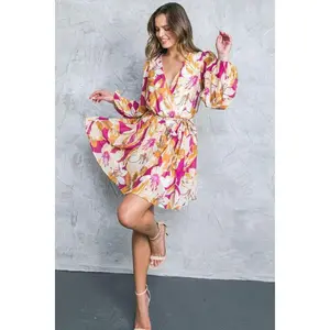 Mellie Woven Printed Mini Dress