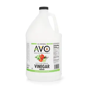AVO Distilled White Vinegar 128 oz - All Natural Flavor - Made for Great Cooking - 1 Pack