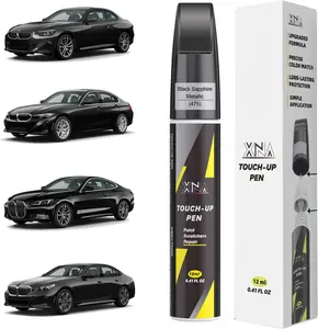 Black Sapphire Metallic() for  Touch Up Paint, Car Scratch Remover for Nicks and Chips Repair, In Quick & Easy Fix Car Scratch Repair Kit with Exact ColorMatched
