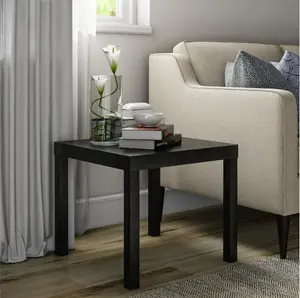 Parsons End Table, Black Oak - Perfect for Any Room