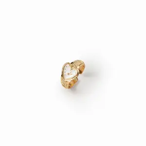 Cider HEART & CLOCK PENDANT OPEN RING