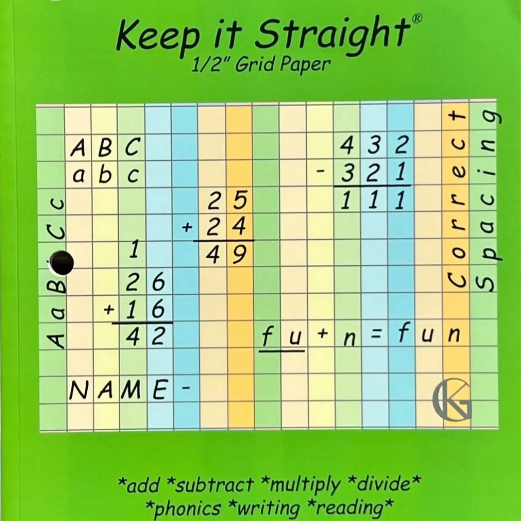 Keep it Straight. Neutral Grid Paper