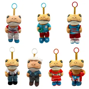 New Sapo Concho Frog Plush Charm — Cute Cartoon Plush Keychain, Bag Accessory, Stuffed Doll Pendant Toy, Gift for Kids Keychains