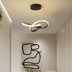 Modern LED Chandelier Ceiling Light Fixture, Indoor Lighting, Home Decor Light, Simple Design, Warm Lighting, Ideal for Bedroom Living Room Dining Area