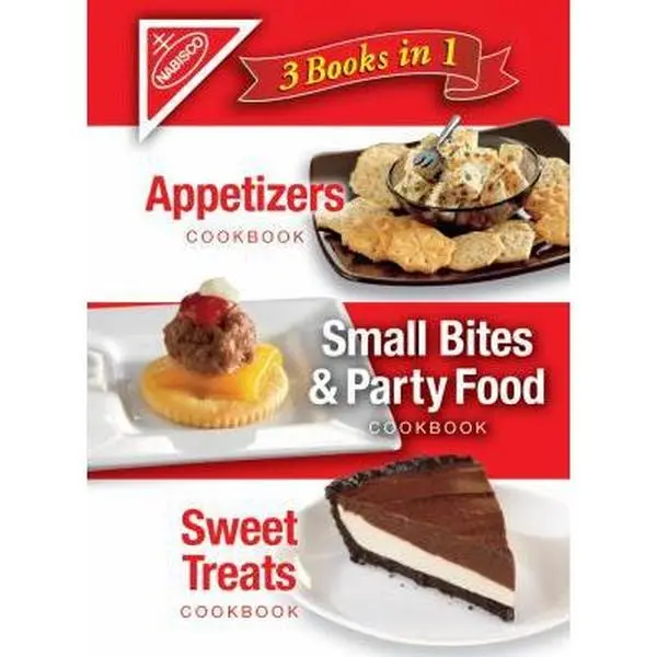 USED Book - 3 in 1 Nabisco, Appetizers, Small Bites & Party Food, & Sweet Treats Cookbook (Paperback)