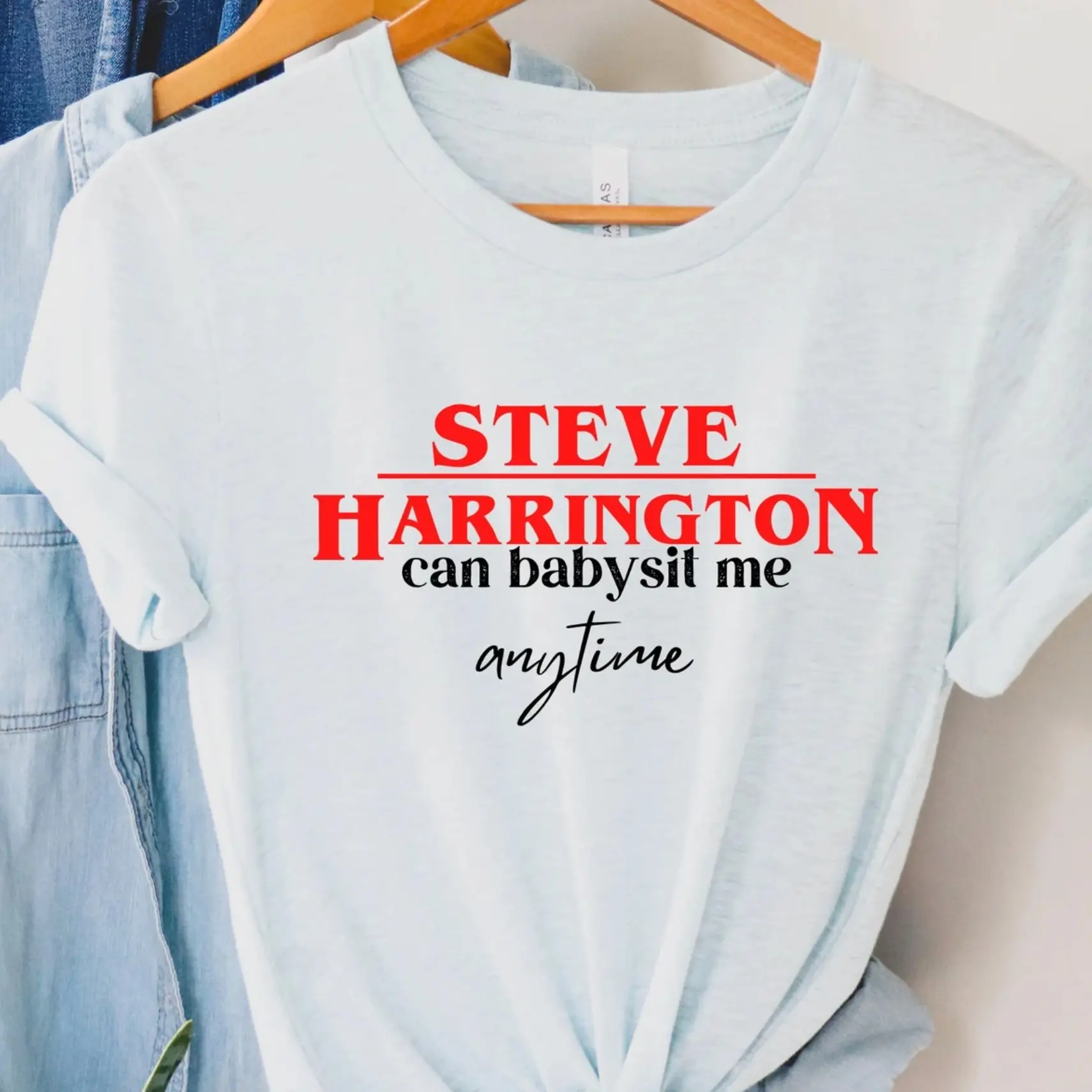 Steve Harrington Babysitter T-Shirt - Stranger Fan Tee, Gift For Fans