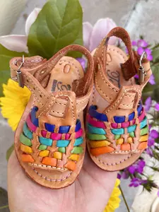 Faby Nina Leather Sandals - Women's Handmade Summer Footwear with Comfortable Fit and Natural Finish