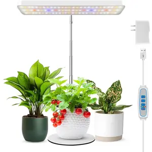 Grow Light, 78 LED  Light for Indoor , Full  Desktop Growing Lamp with Auto Timer 6/12/16 Hrs, 3 Lighting Modes, 5 Dimmable Levels, Height Adjustable 7.8"-26", 1 Pack