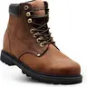 Ever Boots Tank Men’s Leather Work Boots | Nubuck Upper | Durable, Slip-Resistant Sole | All-Day Comfort for Construction, Warehouse, & Manual Labor