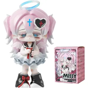 Anime Blind Box Figure, Cute Missy Series Mystery Box Figure, Home Decoration Collectible PVC Figurine for Birthday Gifts(1PC)
