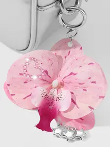 Bohemian Tropical Flower Orchid Keychain, Y2K Sweet Match, Suitable for Vacation Style, Boho Decor, All Seasons