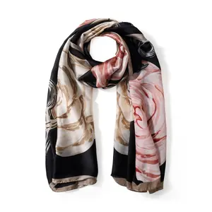 Youzey The Camilia 35" x 70" Floral Scarf