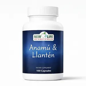 New Life Anamu Llanten 500mg, Petiveria Alliacea, Plantago Major, 100 Capsules Dietary Supplement