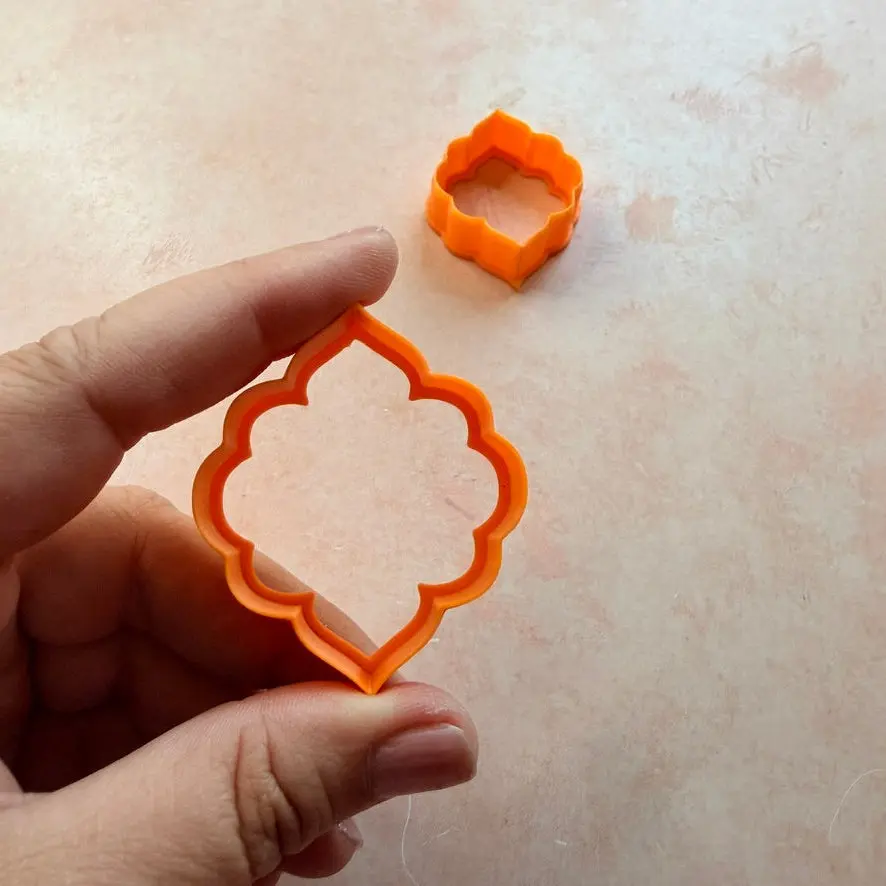 Ruffled Kiss polymer clay cutters