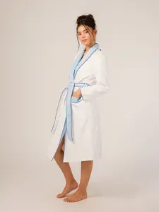 Leona Reversible Micro-Fiber Robe (Glacier)