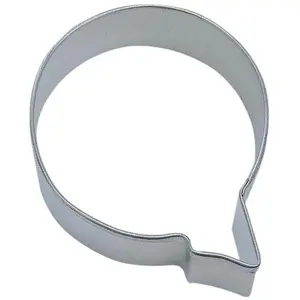 Letter Q Tin Cookie Cutter 3 in Alq