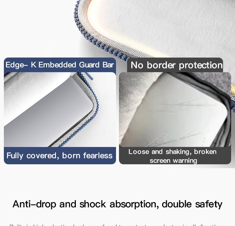 iFacemall Laptop Case 11 Inch, Shockproof & Slim Lightweight Sleeve, Compatible with iPad Pro 11/13, iPad Air 11/12.9, iPad 10th/11th Gen – Gift for Men & Women