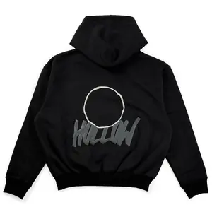 Hollow Hoodie — Void-Inspired Puff Print | Casual, Minimal, & Subtle