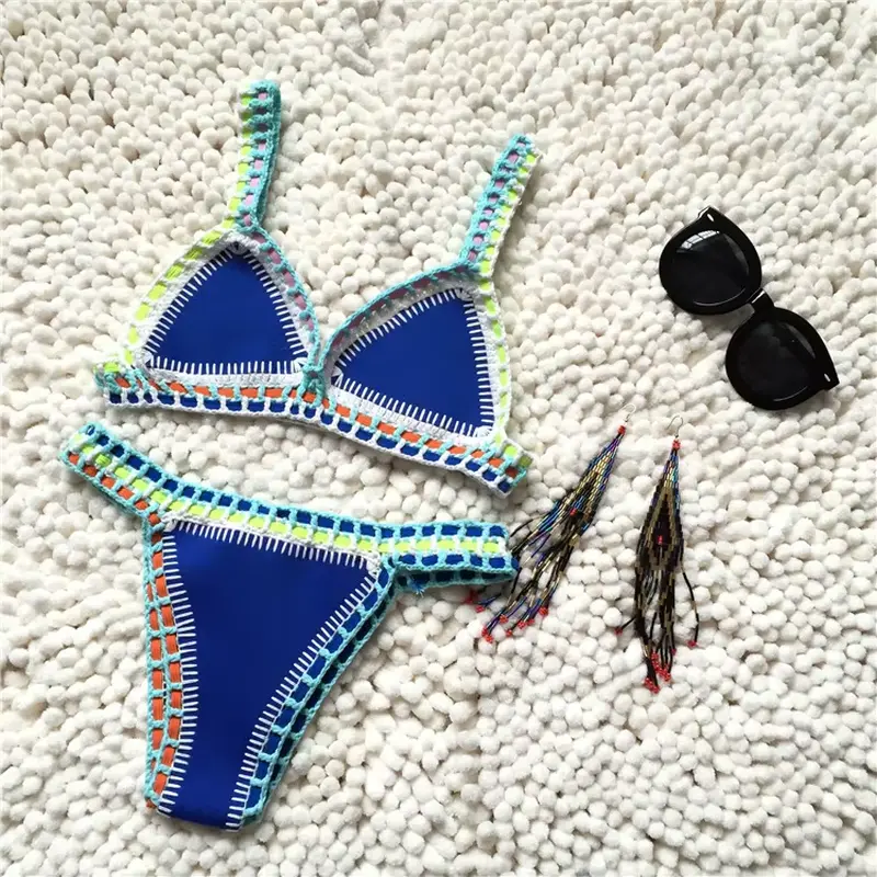 High Tide Honey Patchwork Reversible Bikini